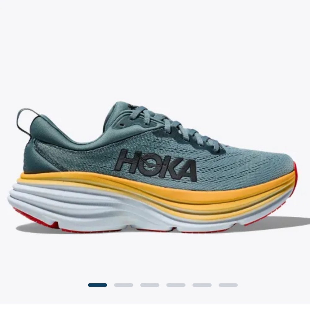 Hoka bondi 8 Goblin Blue / Mountain Spring men Size 9.5 D NEW
